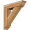 Ekena Millwork Traditional Traditional Rough Sawn Bracket w/ Offset Brace, Western Red Cedar, 8"W x 32"D x 32"H BKT0806X32X32TRA01RWR - alternate 1